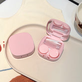 Like Fish Solid Color Portable Colored Contact Lens Case